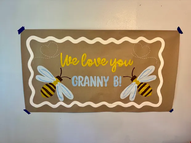 Thanksgiving hand-painted banner example